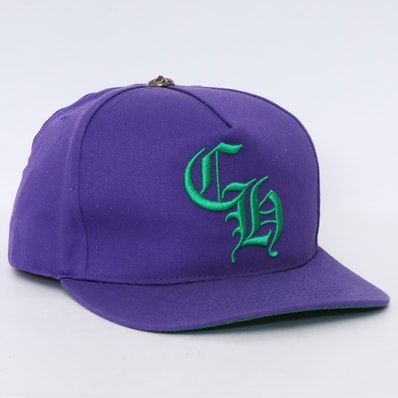 Chrome Hearts Baseball Cap 5 Panel CH "Purple/Green"