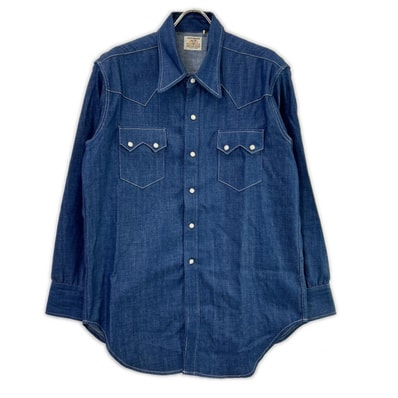 リーバイス ブルー PC9-001L7-0002 VINTAGE CLOTHING 50'S ショートホーン ウエスタンシャツ M