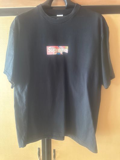 Supreme / Emilio Pucci® Box Logo Tee "Black/Pink"