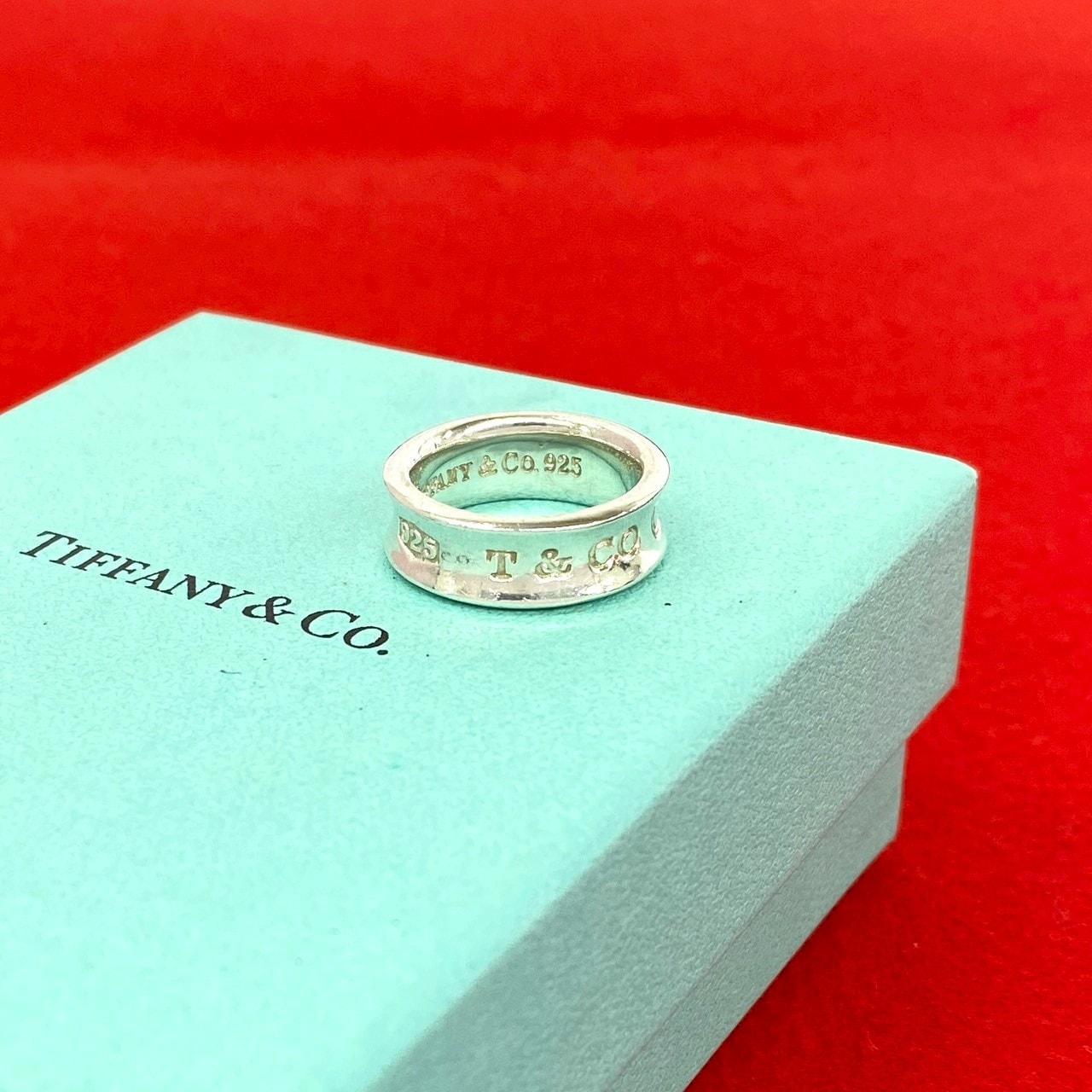 TIFFANY&Co. ティファニー ナロー リング シルバー925 リング・指輪 9号 シルバー
 32536