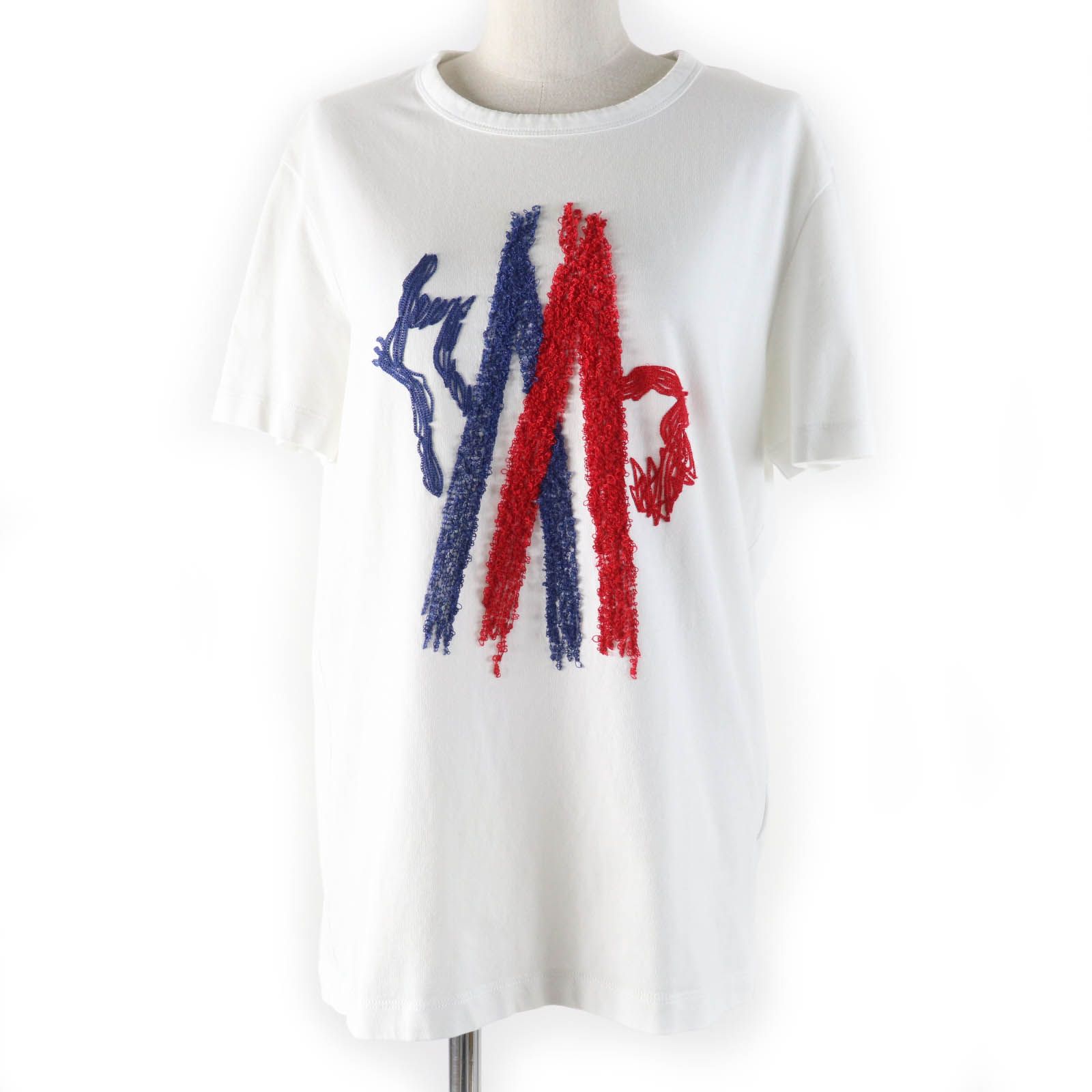 モンクレール
 半袖Ｔシャツ ホワイト レディース M
