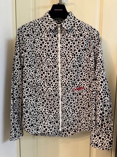 Louis Vuitton x Yayoi Kusama Infinity Dots Printed Zipped Shirt "Blanc"