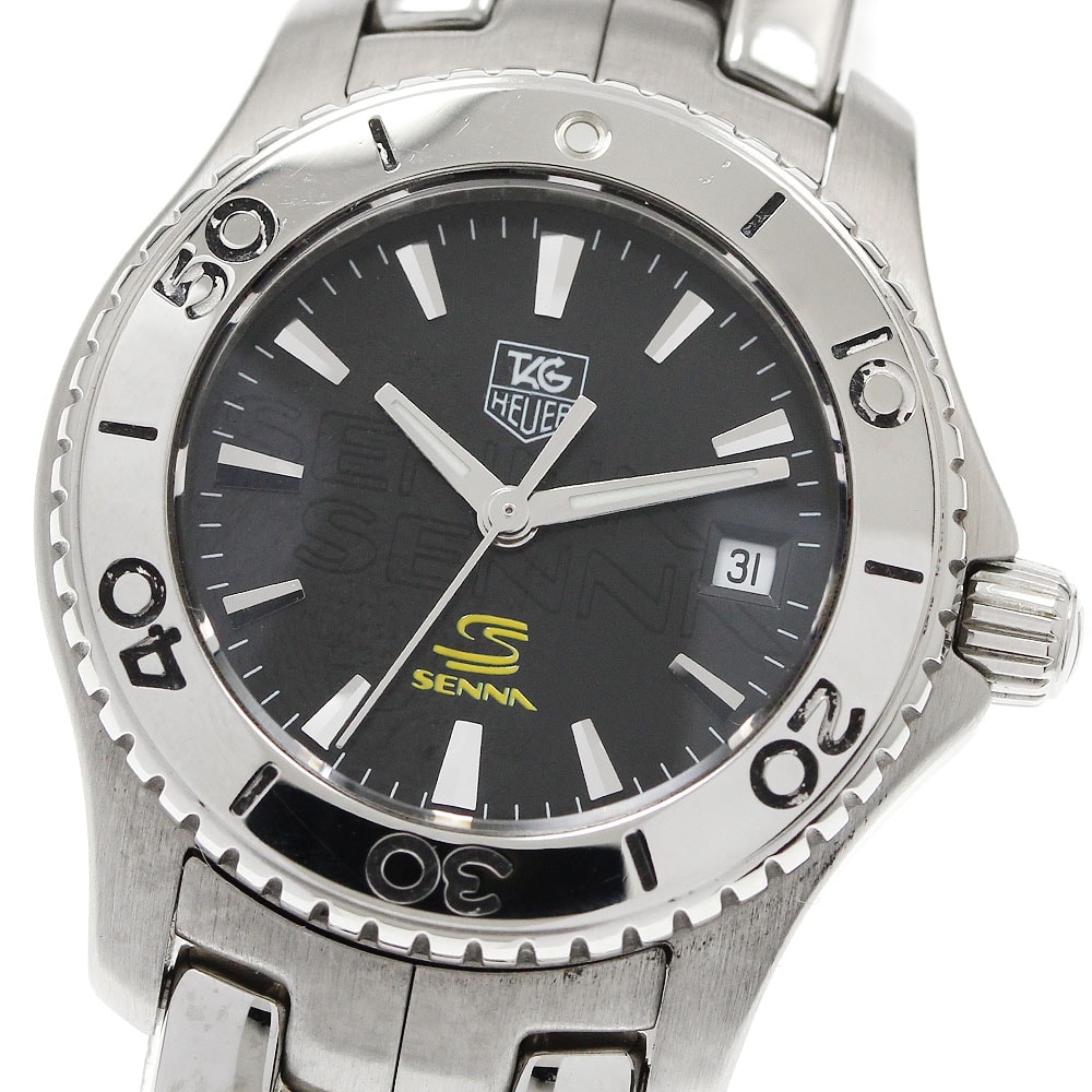 タグホイヤー リンク アイルトンセナ限定品 WJ131B レディース 【中古】