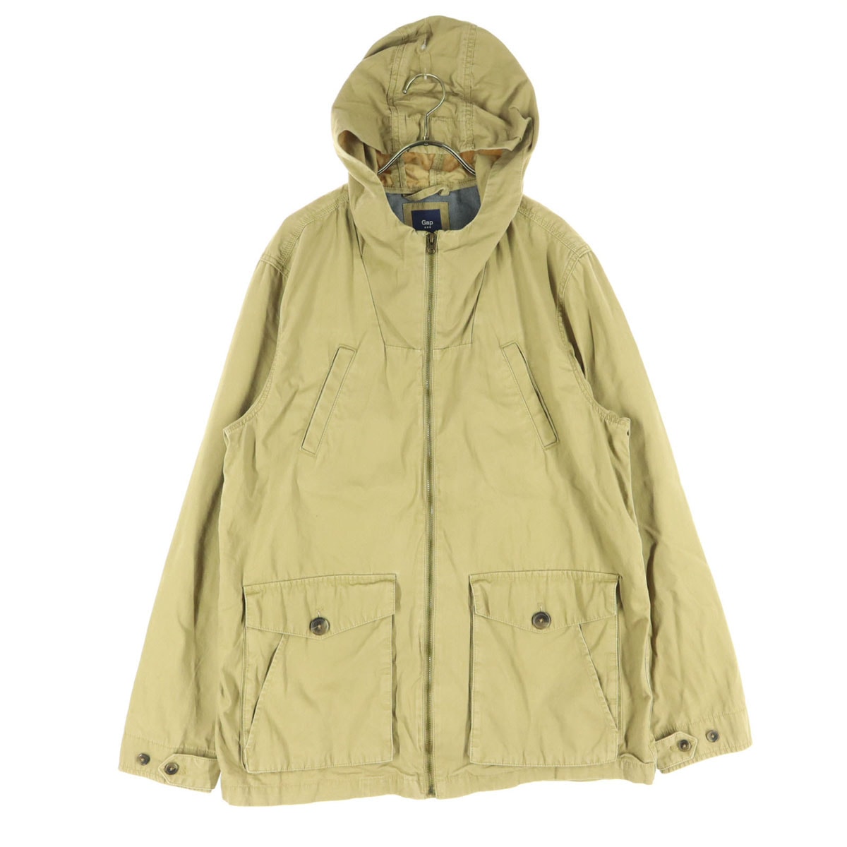 GAP ギャップ 長袖 ジップジャケット L ベージュ