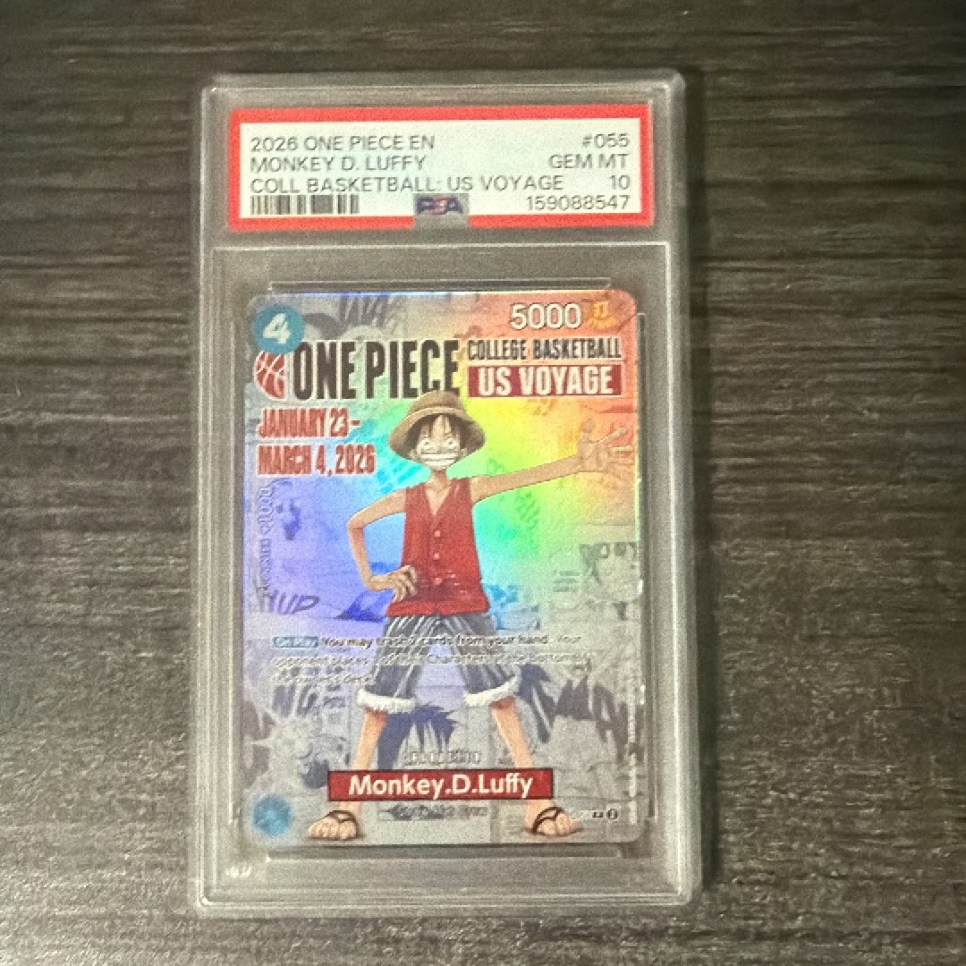 PSA10】モンキー・D・ルフィ：P (開封済) [P-055]【英語版