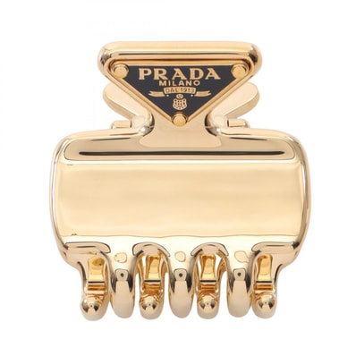 プラダ PRADA FERMAGLI ヘアクリップ 衣料品 GP(ゴールドメッキ) レディース ゴールド系 / ブラック系 1IF0872BA6F0056 【新品】