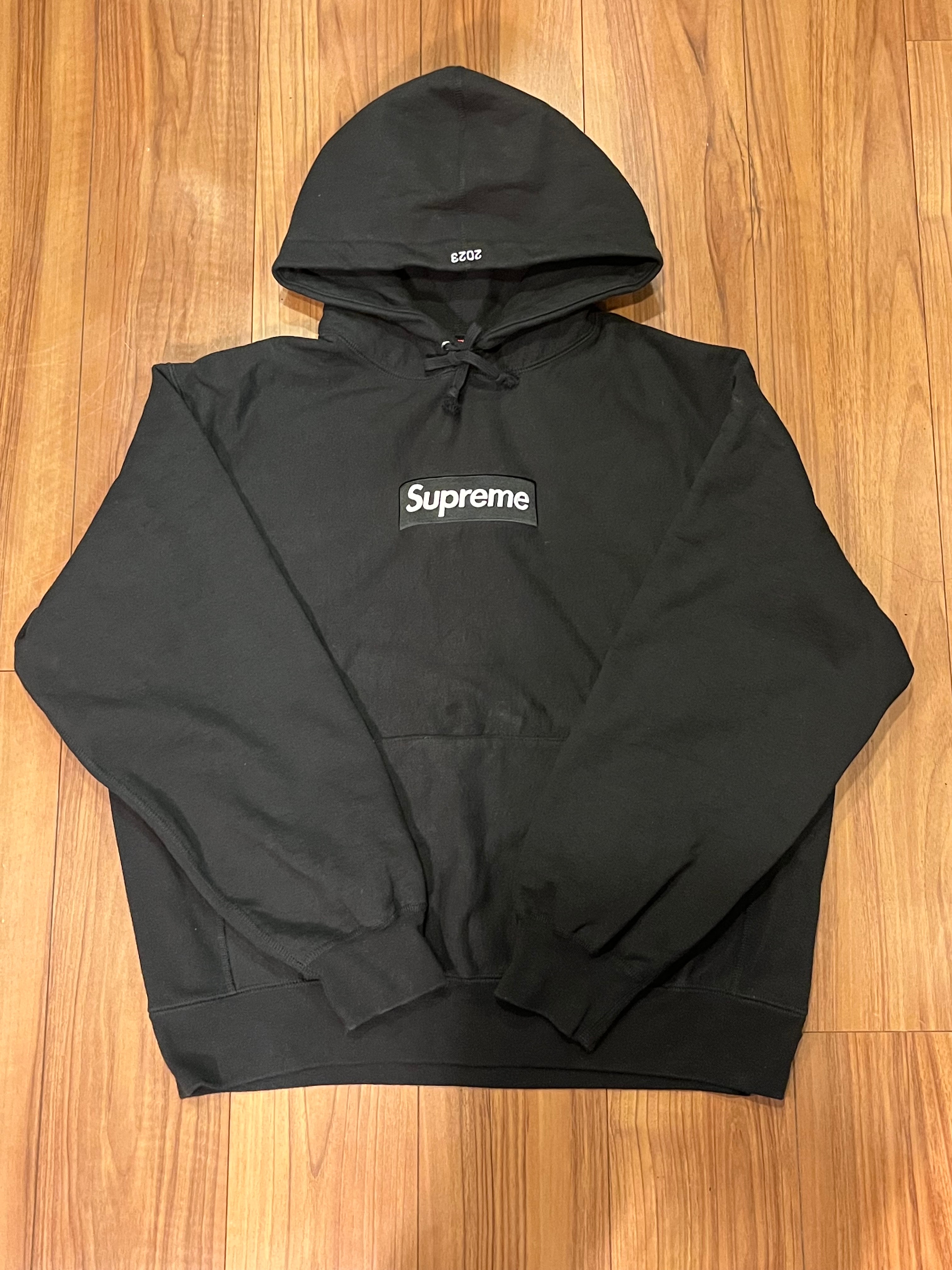 Supreme Box Logo Hooded Sweatshirt "Black" (23FW)
