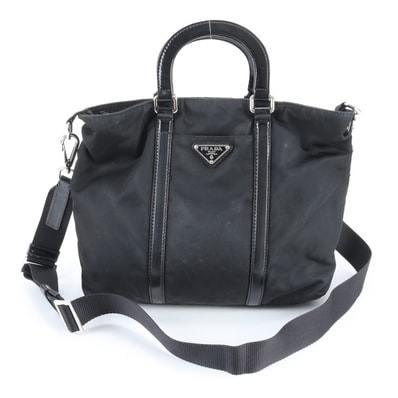 ■美品 プラダ テスート ナイロントライアングルロゴショルダーバッグ