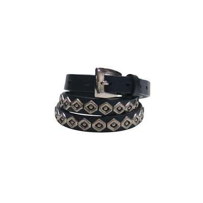 A BATHING APE ア ベイシング エイプ URSUS BAPE STUDDED BELT アーサス ベイプ スタッズ ベルト ネイビー サイズM