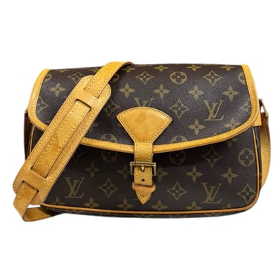 ルイヴィトン ソローニュ モノグラム ショルダーバッグ モノグラムキャンバス M42250 ブラウン レディース LOUIS VUITTON 中古