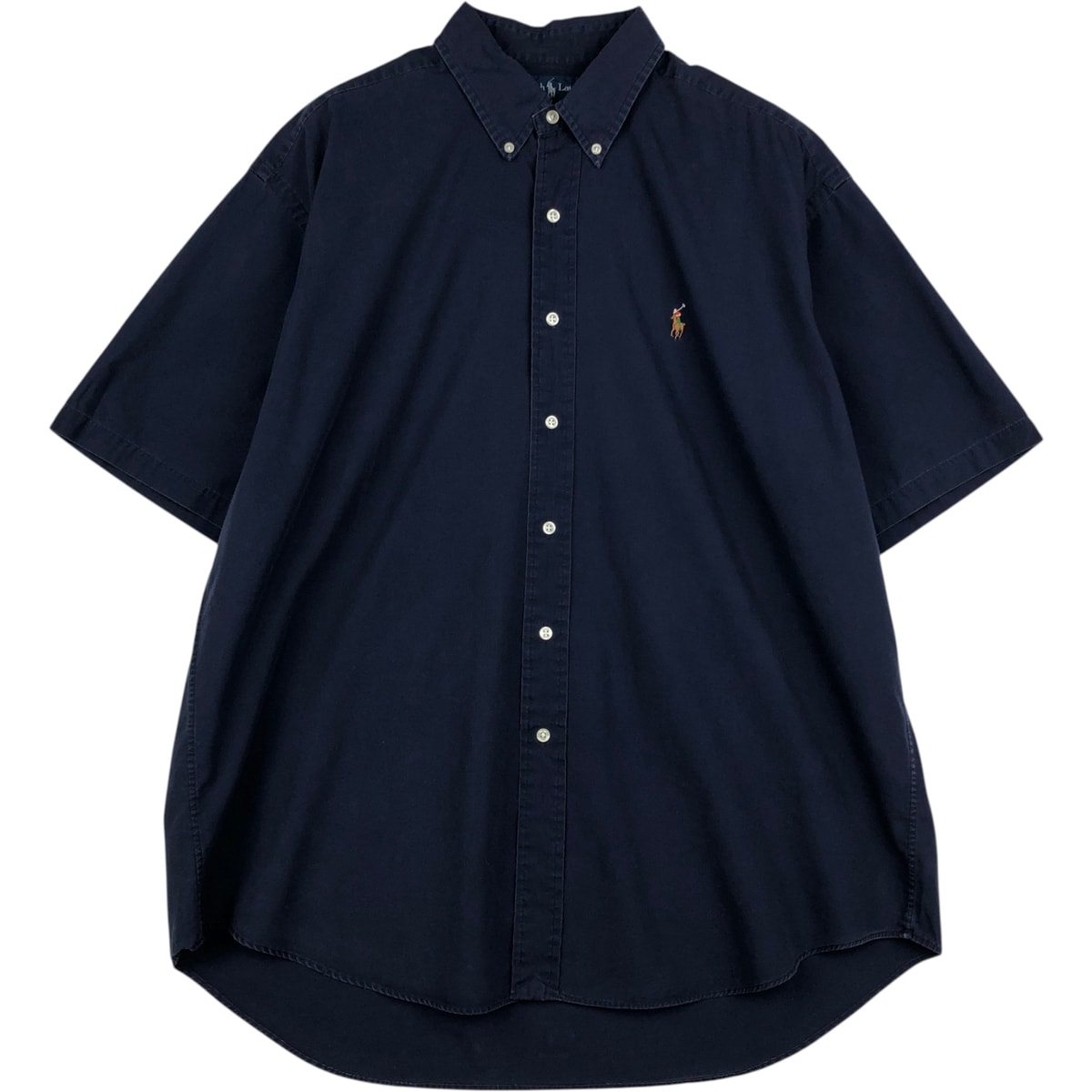 古着 ラルフローレン Ralph Lauren BLAKE 半袖 ボタンダウンシャツ メンズXL相当/eaa648005