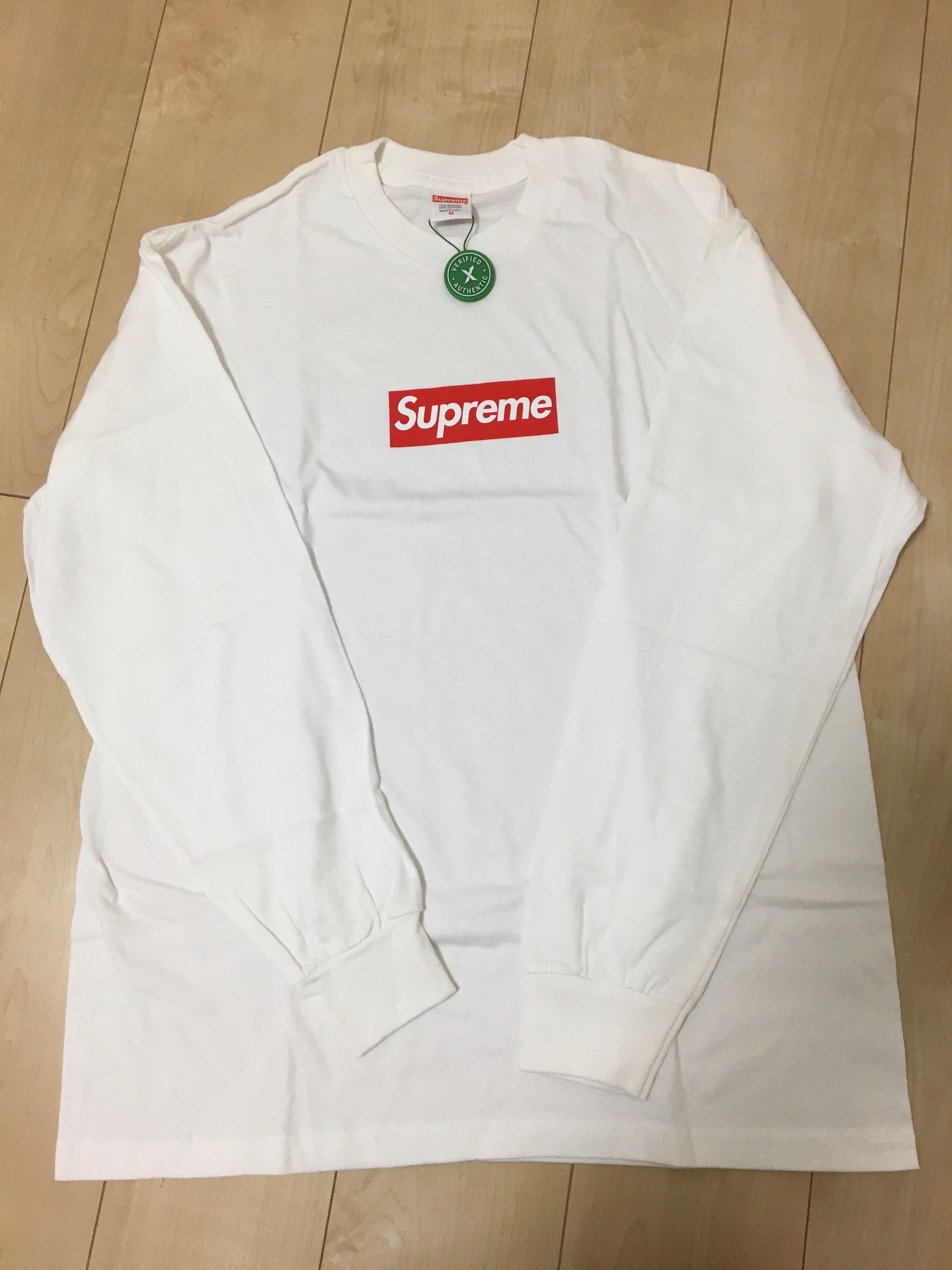 Supreme Box Logo L/S Tee "White"