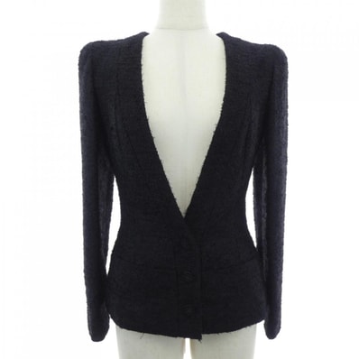 【ヴィンテージ】シャネル CHANEL P17813V10009 01P ノーカラージャケット