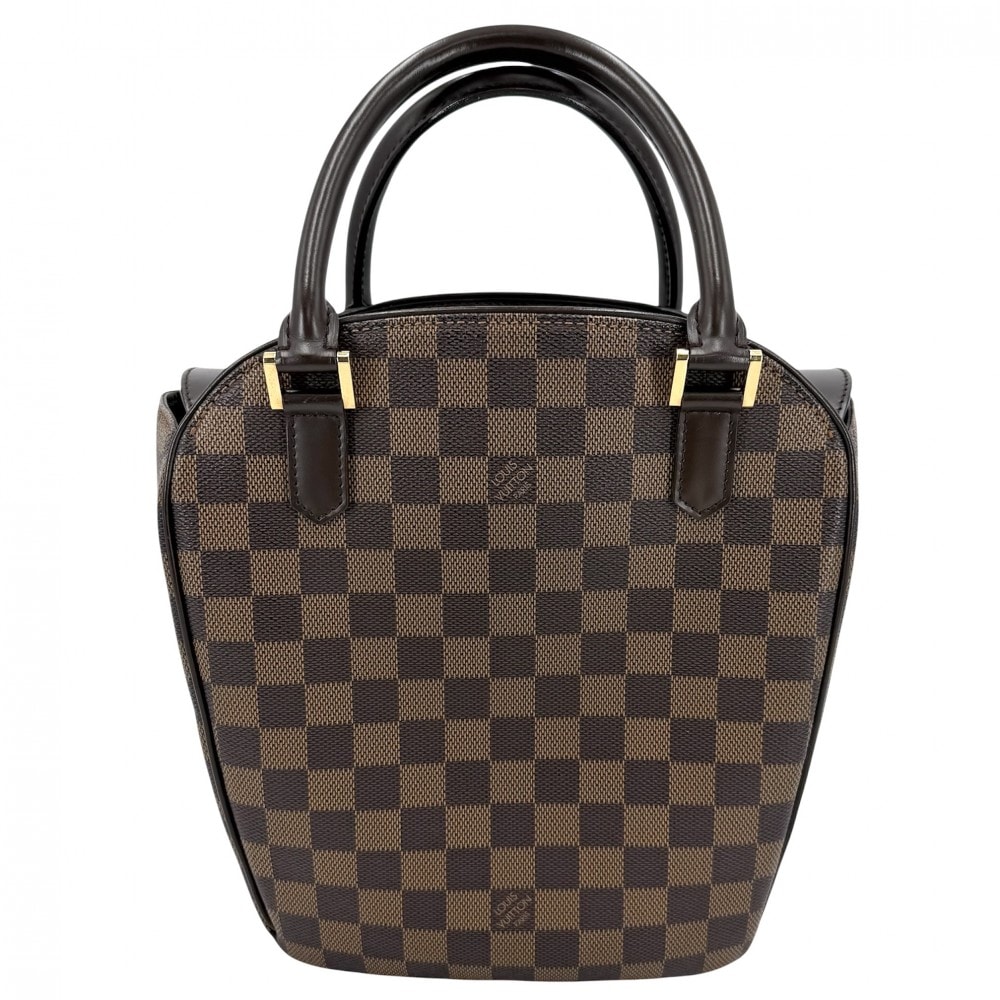 LOUIS VUITTON ルイヴィトン ハンドバッグ サリアソー N51284 ダミエキャンバス    ブラウン 茶 ゴールド金具 レディース【中古品】
