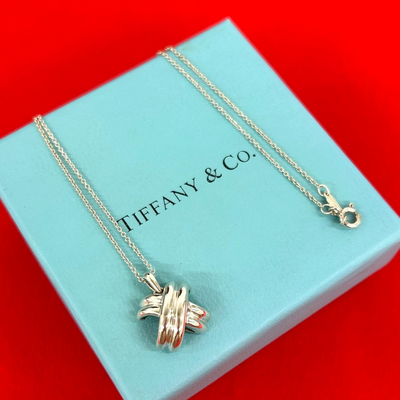 TIFFANY&Co. ティファニー シグネチャー シルバー925 ネックレス シルバー
 29514