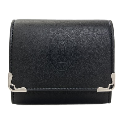 Cartier Must de Cartier Square Coin Purse "Black"