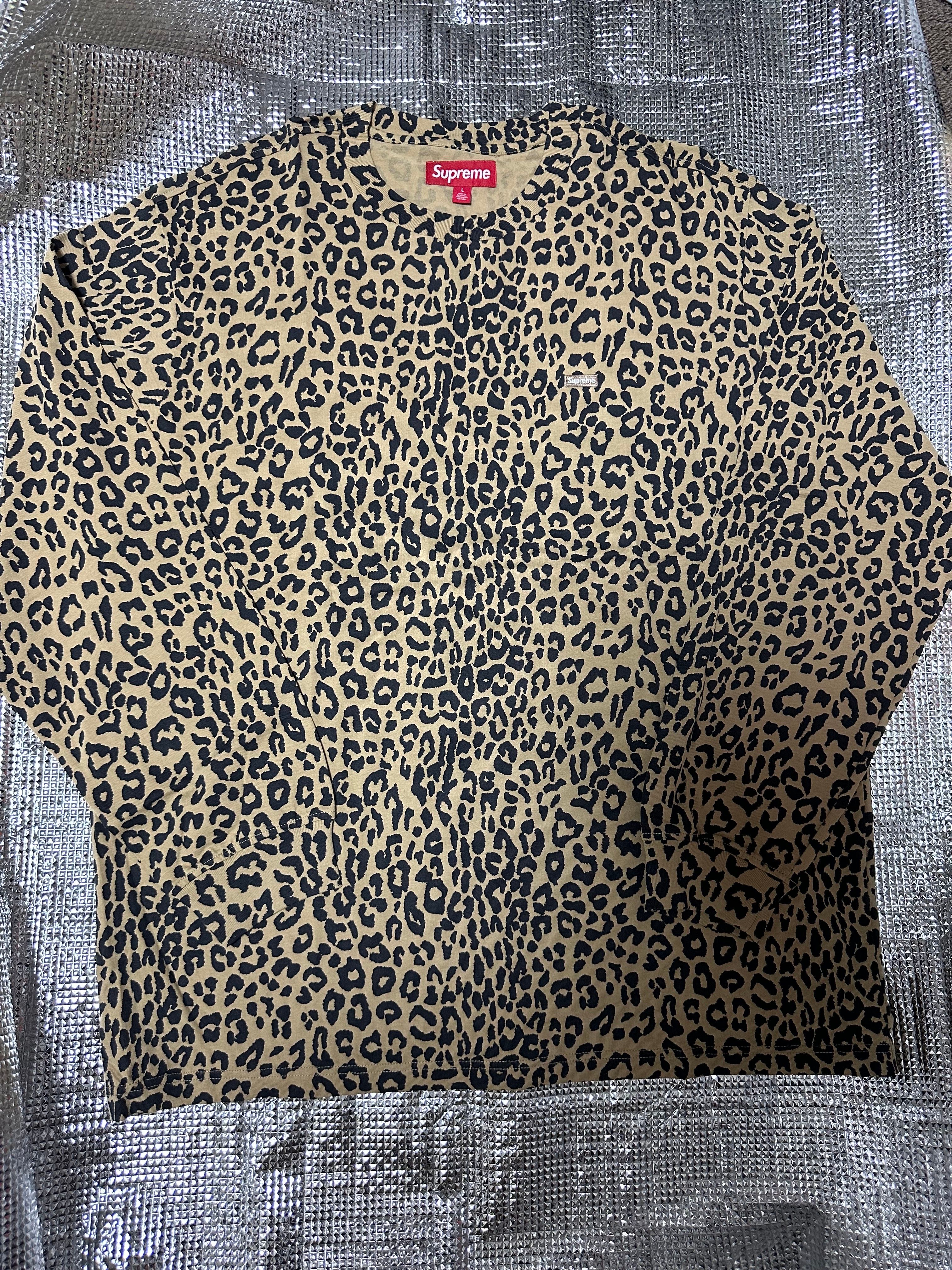 シュプリーム スモールボックス エルエス Tシャツ "レオパード"(23FW)