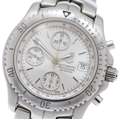 タグホイヤー リンク クロノグラフ CT2113 自動巻き メンズ 【中古】