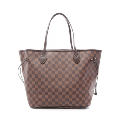 ルイ・ヴィトン LOUIS VUITTON ネヴァーフルMM ダミエエベヌ トートバッグ バッグ PVCコーティングキャンバス レザー レディース ブラウン系 N51105 【中古】