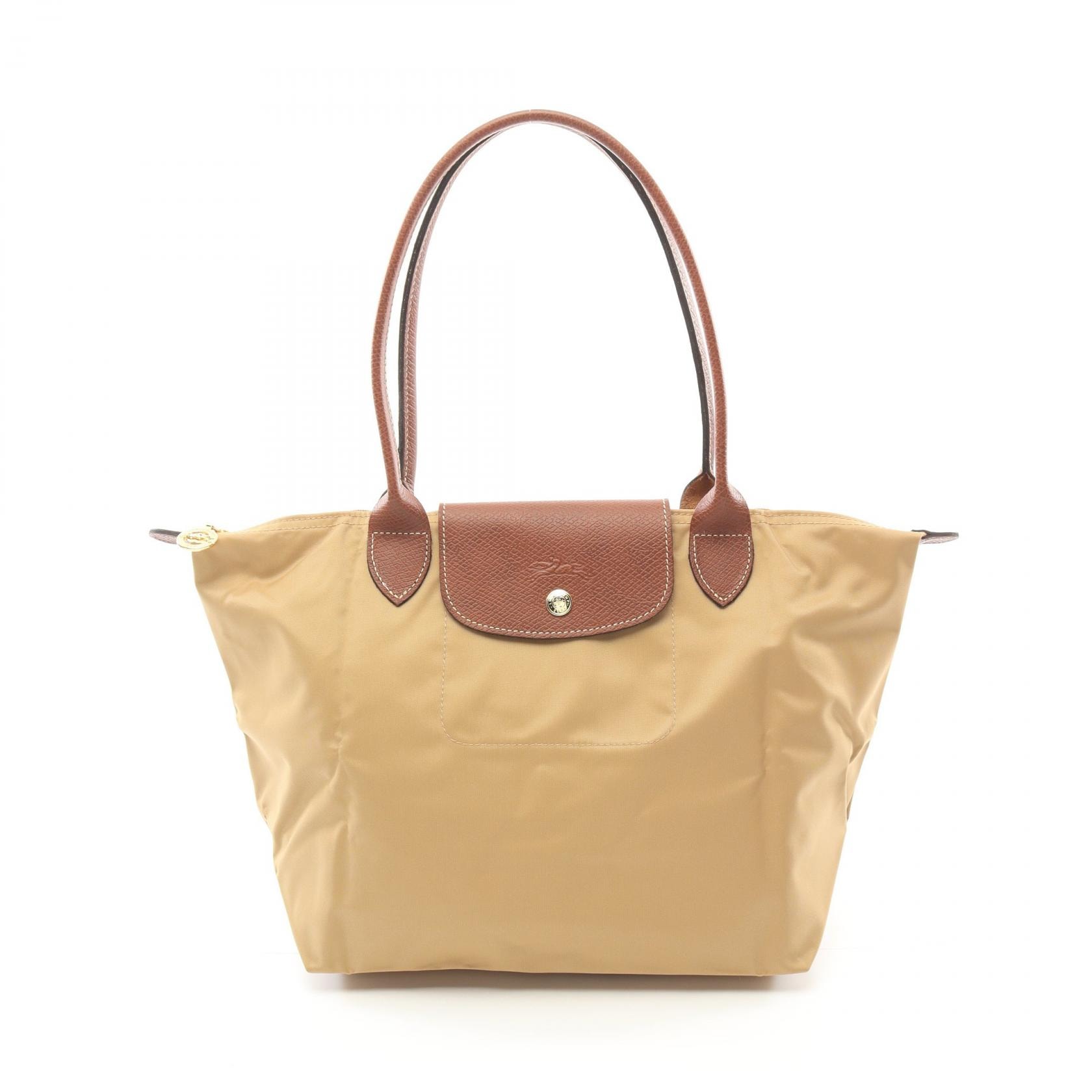 ロンシャン Longchamp LE PLIAGE ORIGINAL M ル プリアージュ オリジナル M トートバッグ バッグ キャンバス レザー レディース ベージュ系 / ブラウン系 L2605089P86 【新品】