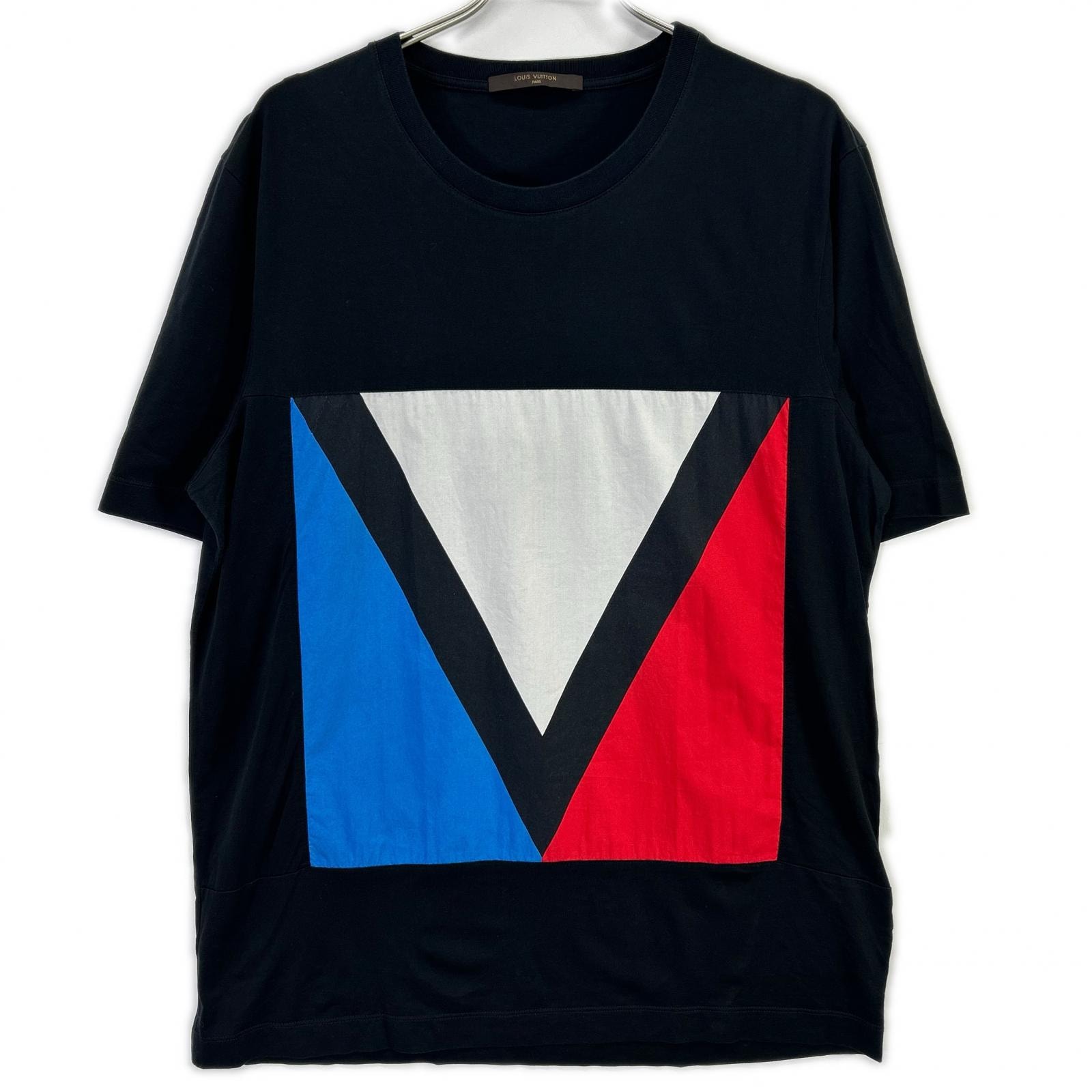 ルイヴィトン RM132M H4JR08JEZ ブラック アメリカズ カップTシャツ XXL