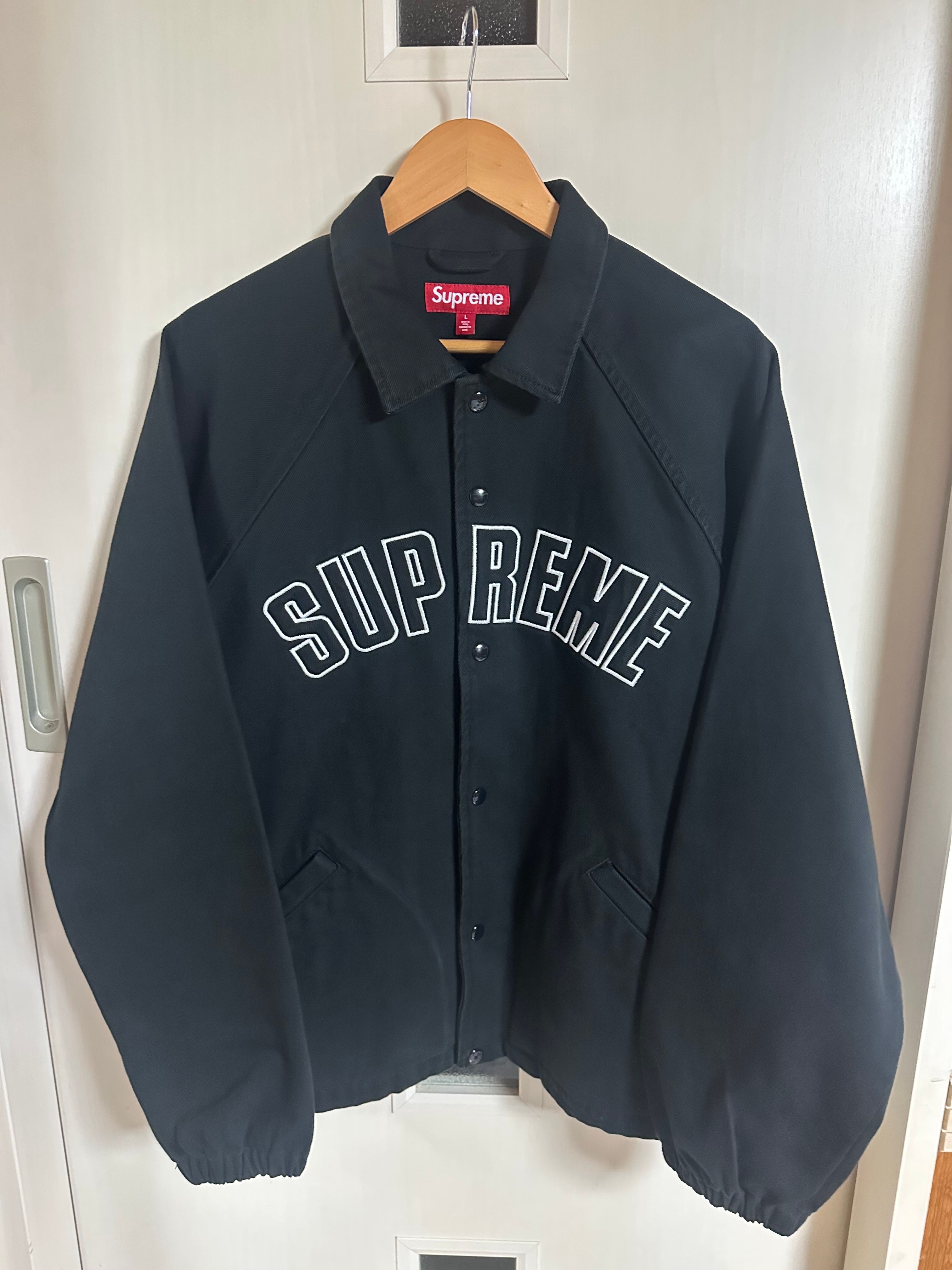 Supreme ARC Denim Coaches Jacket "Black"
