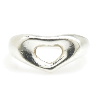 ティファニー TIFFANY&Co. リング・指輪 オープンハート シルバー925 シルバー レディース 11号【中古】 e62020