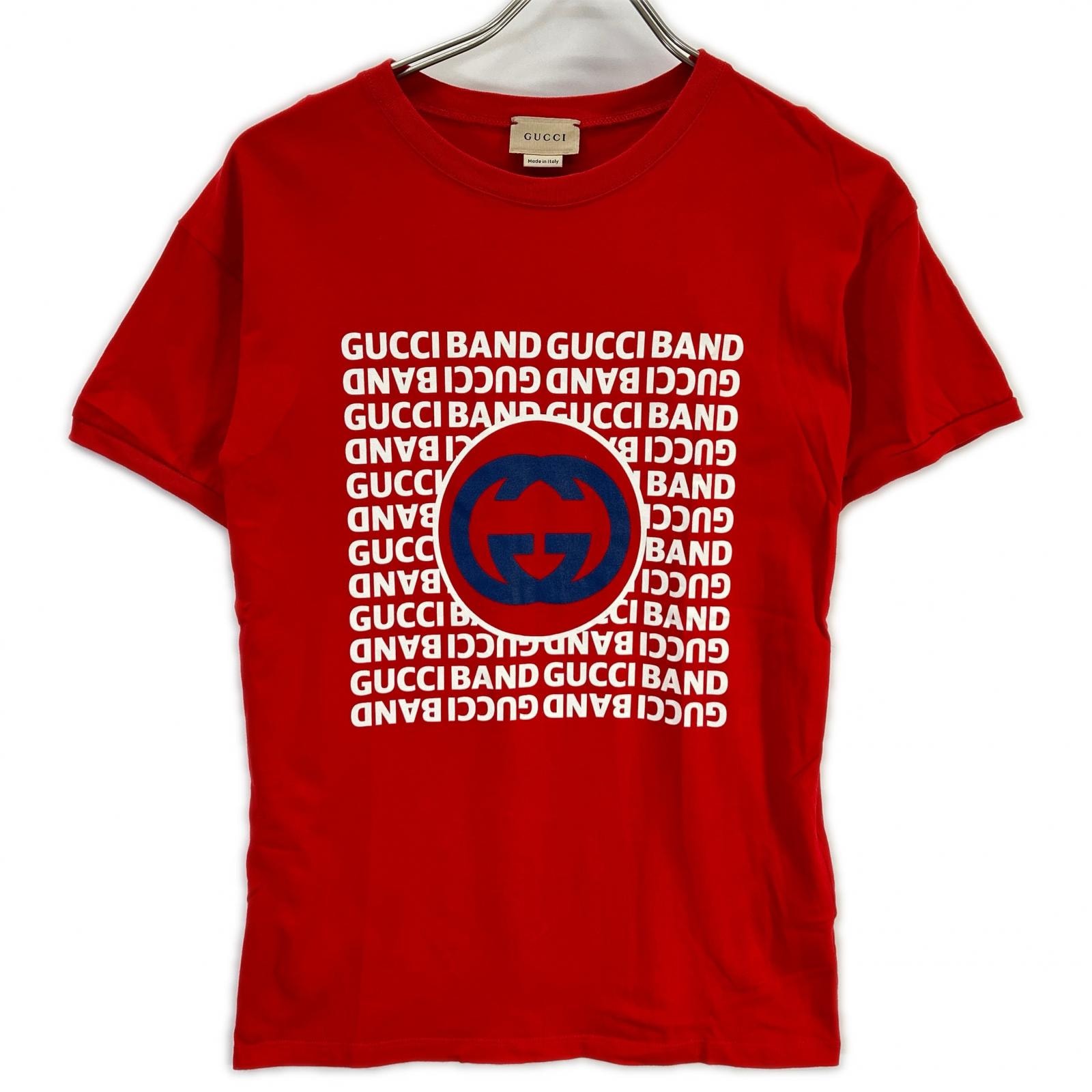 グッチ 547865 レッド ロッキングG Tシャツ 140