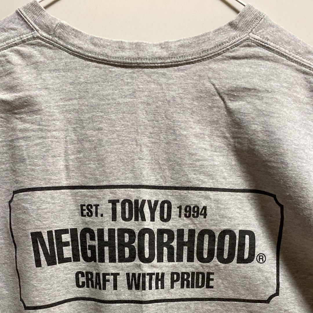 ネイバーフッドNH Tシャツ-1 LS . CO "グレー"