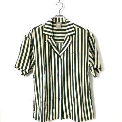 KITH Striped Open color shirt Green