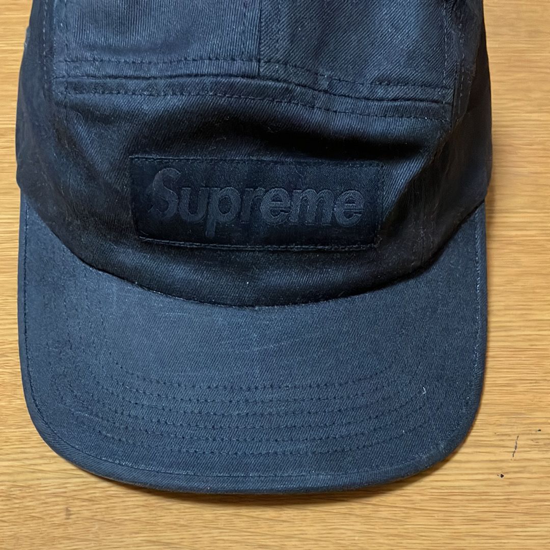 Supreme x MM6 Maison Margiela Painted Camp Cap "Black"