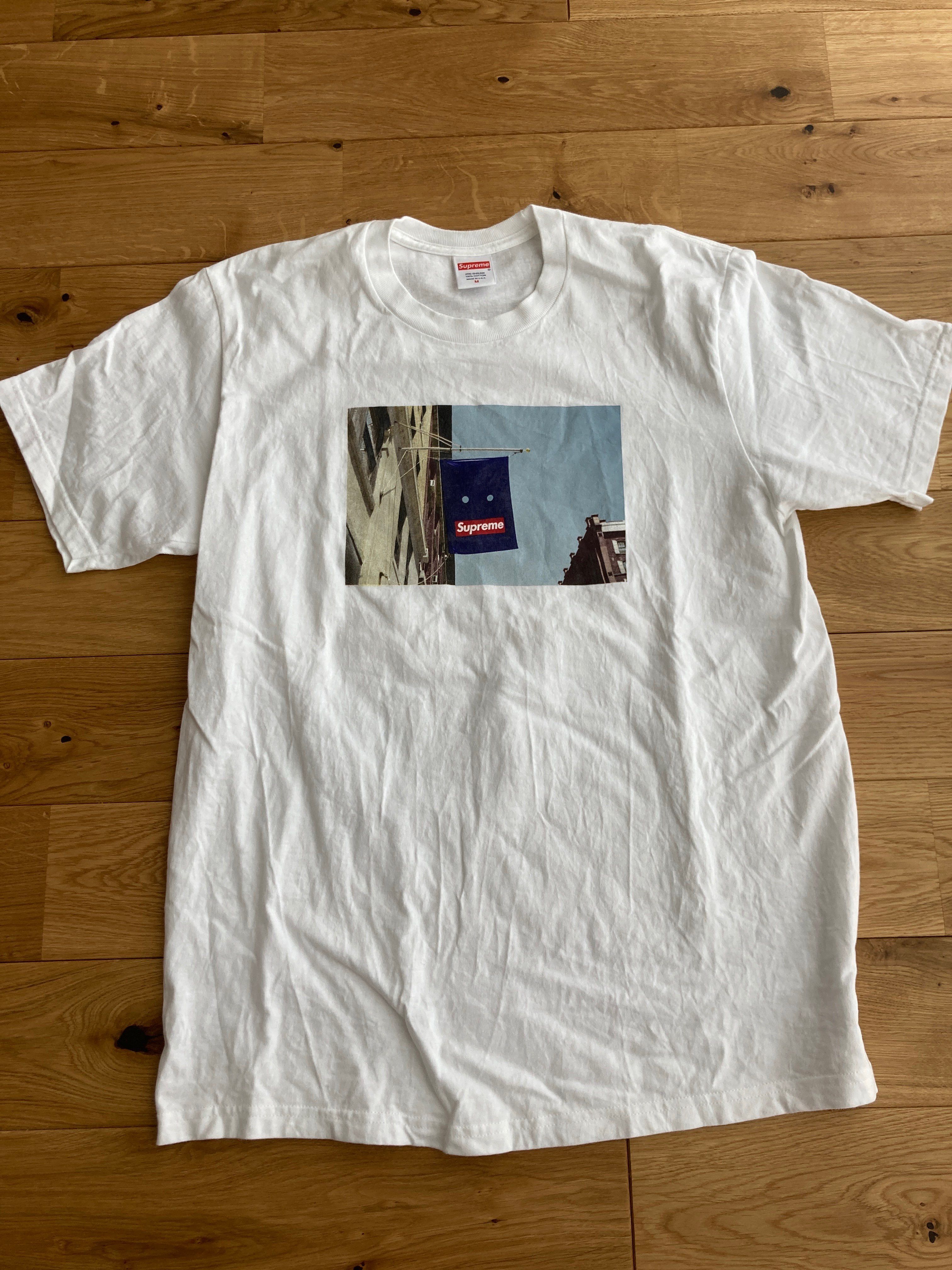 Supreme Banner Tee "White"