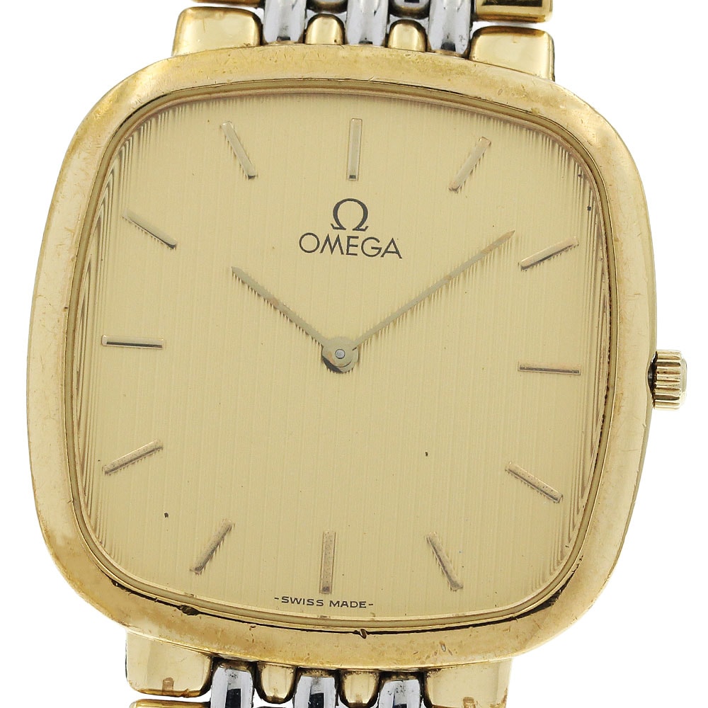 オメガ OMEGA デビル スクエア クォーツ メンズ _952661