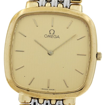 オメガ OMEGA デビル スクエア クォーツ メンズ _952661