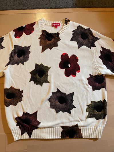 Supreme Nate Lowman Sweater "White"