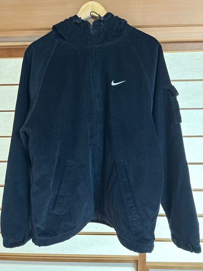 Supreme / Nike Arc Corduroy Hooded Jacket "Black"
