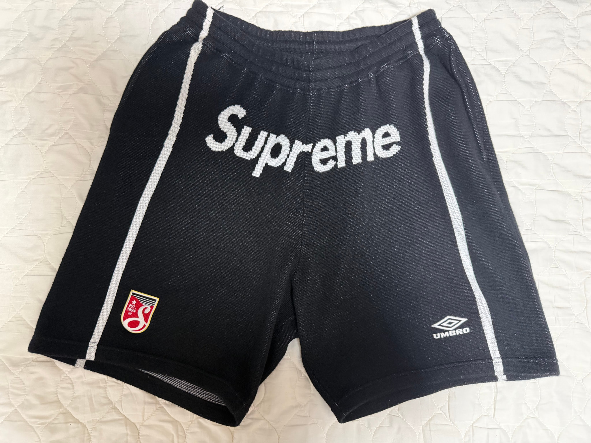 Supreme x Umbro Knit Soccer Short "Black"