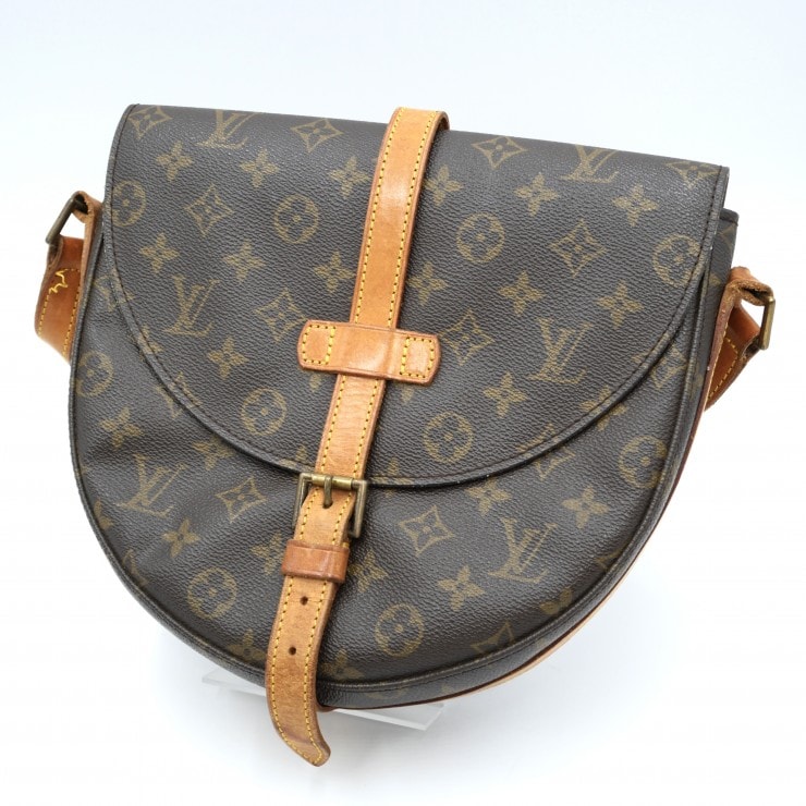 LOUIS VUITTON(ルイ・ヴィトン)シャンティMM ヴィンテージ ショルダーバッグ モノグラム PVC レザー ブラウン レディース M40647【中古】