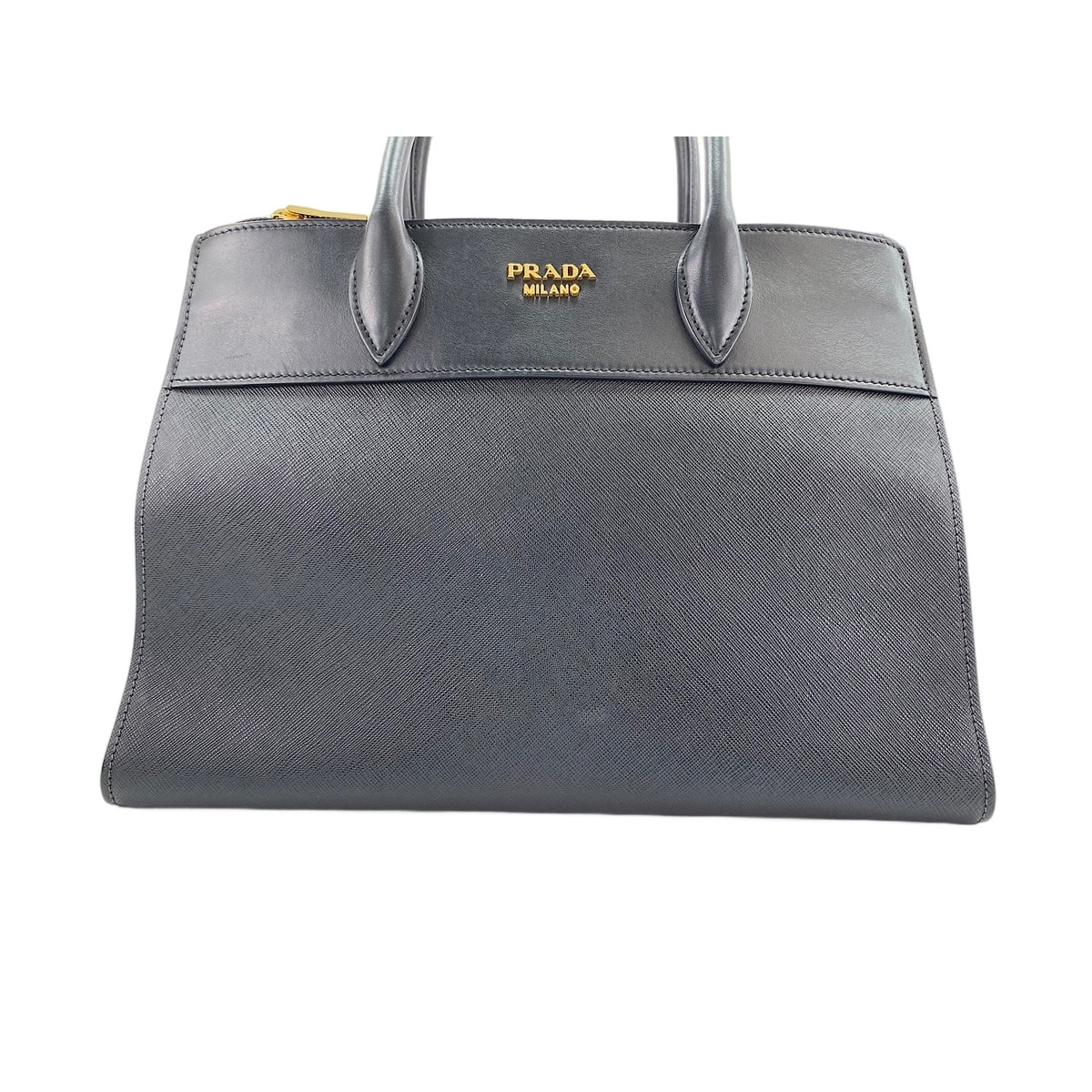 プラダ PRADA レザー ハンドバッグ【中古】