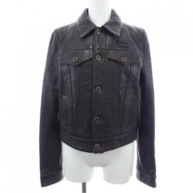 ミュウミュウ MIU MIU MPV898 SOOO 1420 レザージャケット