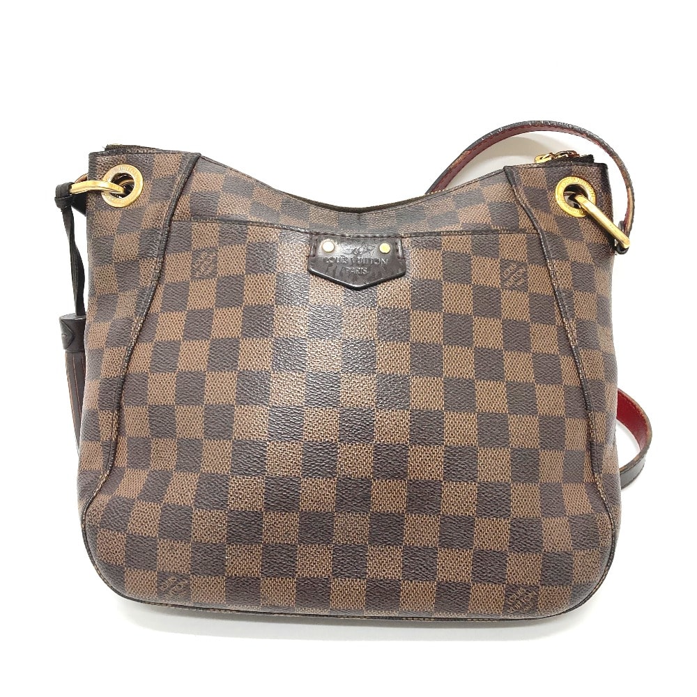 ルイヴィトン LOUIS VUITTON ダミエ サウス バンク N42230 ポシェット カバン 斜め掛け タッセル ショルダーバッグ ダミエキャンバス ブラウン