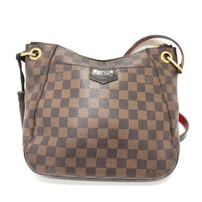 ルイヴィトン LOUIS VUITTON ダミエ サウス バンク N42230 ポシェット カバン 斜め掛け タッセル ショルダーバッグ ダミエキャンバス ブラウン