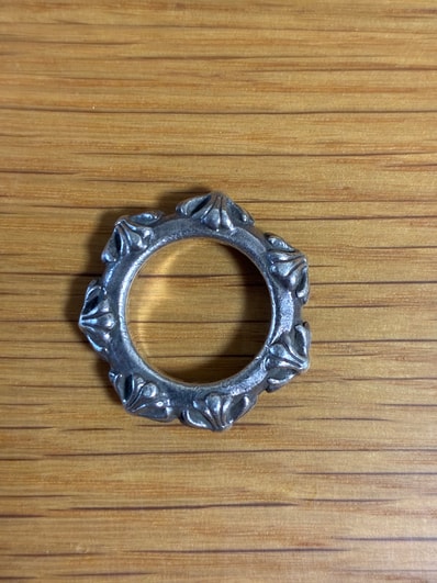 Chrome Hearts Cross Band Ring "Silver"