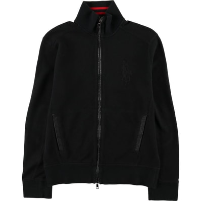 古着 ラルフローレン Ralph Lauren POLO by Ralph Lauren 鹿の子 ビッグポニー フルジップスウェットシャツ トレーナー メンズM相当/eaa629140