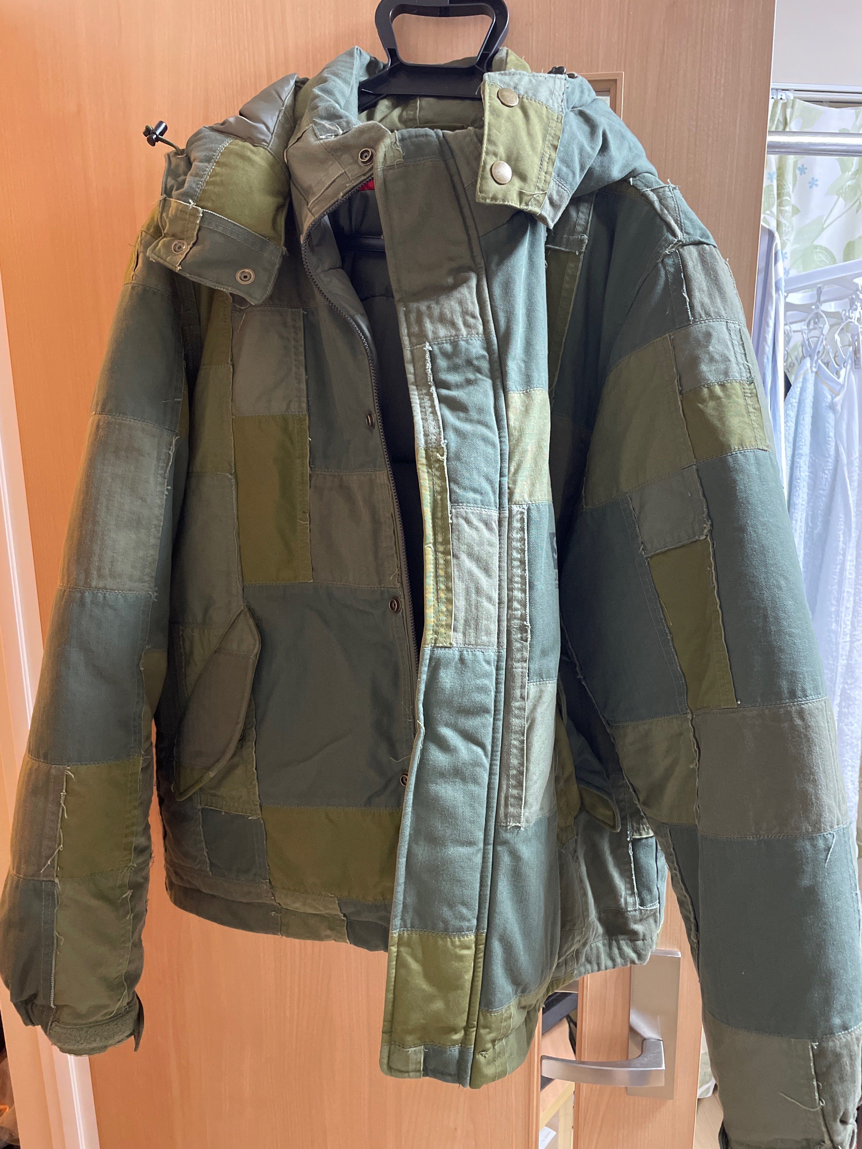 Supreme / JUNYA WATANABE COMME des GARCONS MAN Patchwork Puffy Jacket "Olive"