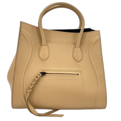 セリーヌ CELINE シェリーライン ハンドバッグ レザー【中古】