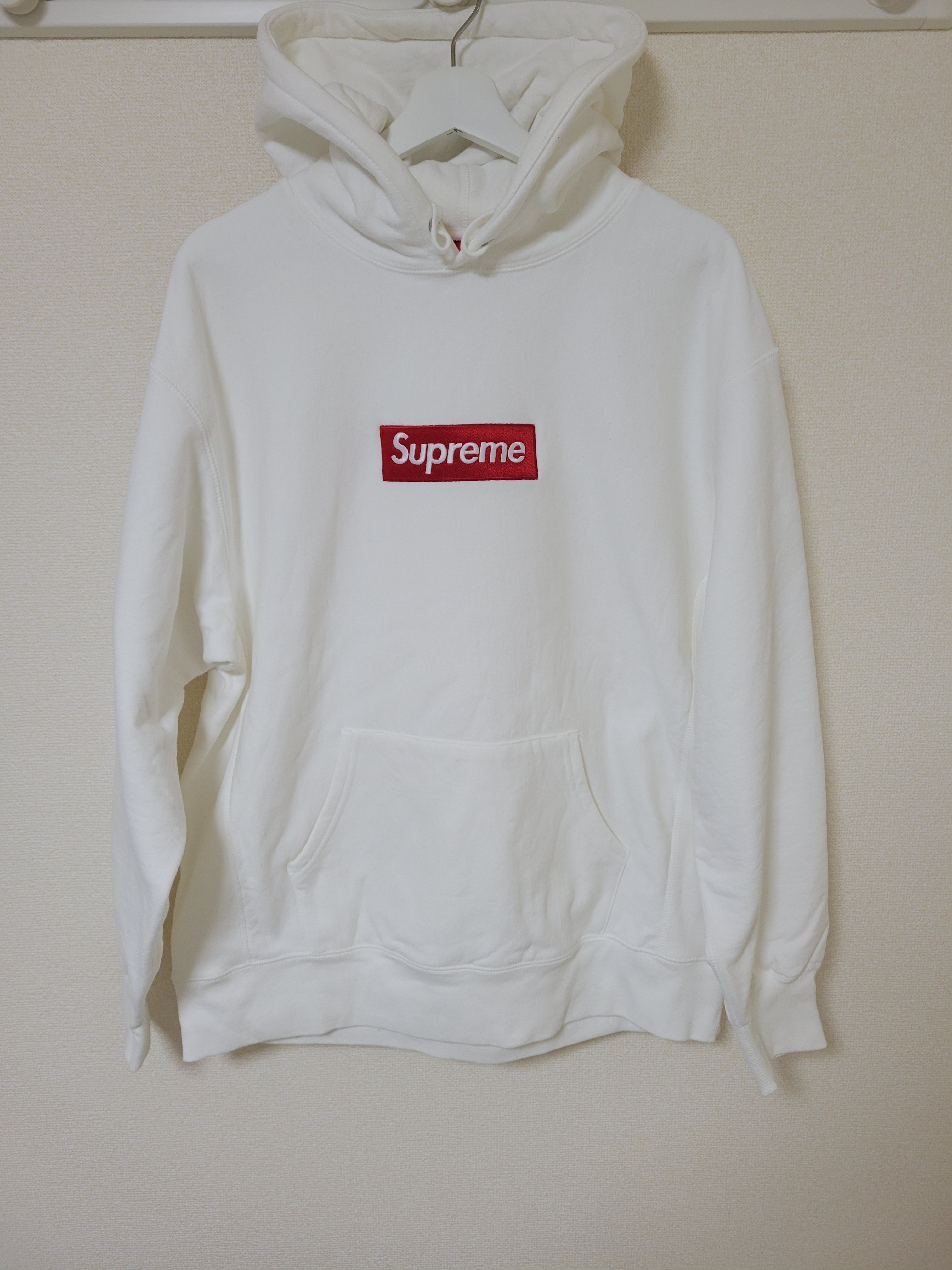 Supreme Box Logo Hooded Sweatshirt "White" (21FW)