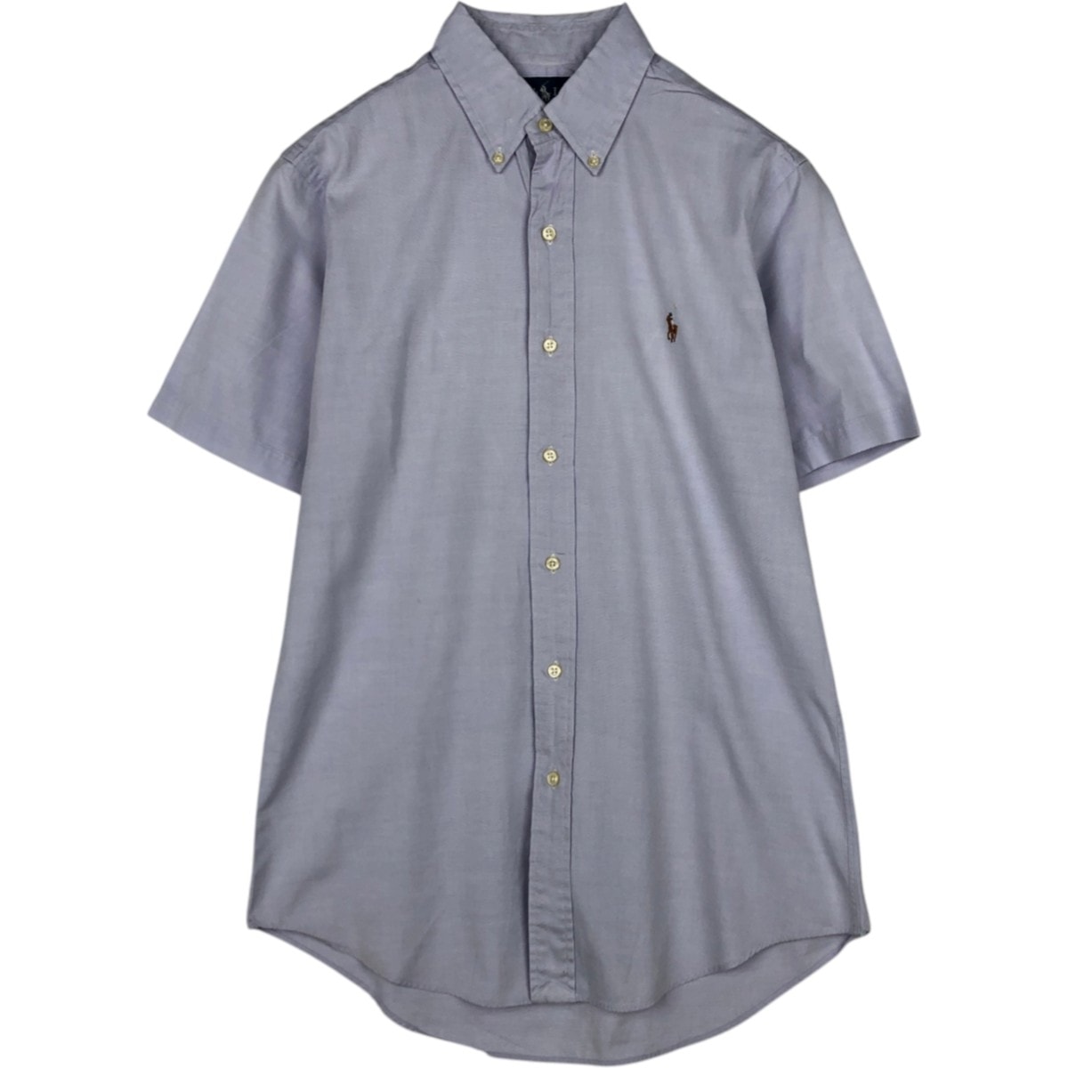 古着 ラルフローレン Ralph Lauren CUSTOM FIT 半袖 ボタンダウンシャツ メンズM相当/eaa674515