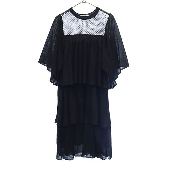 ZARA ザラ 半袖 ティアード チュニック M