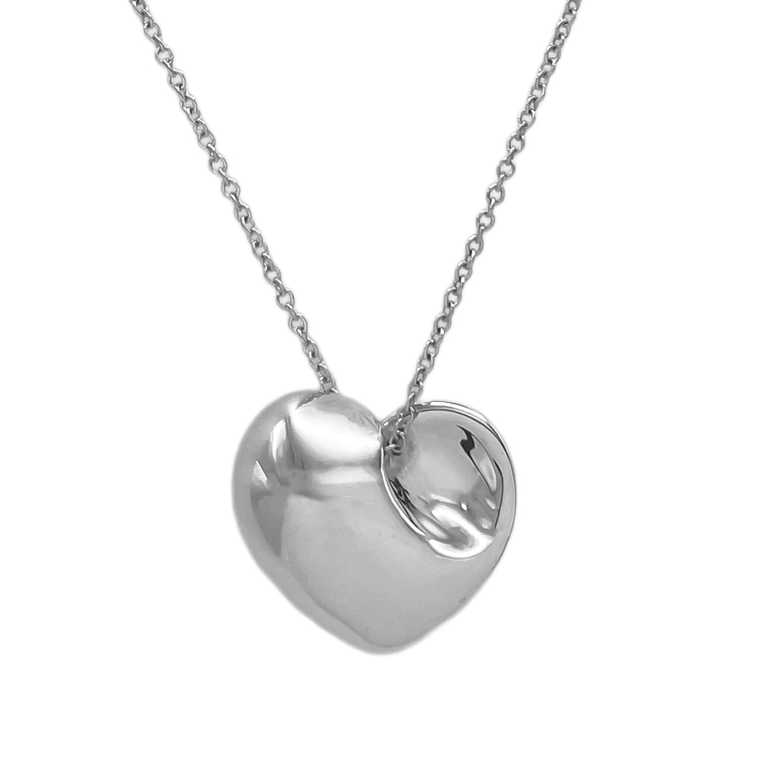 TIFFANY&Co. ティファニー フォールドハート ネックレス
ペンダント SV925 シルバー 新品仕上済 レディース
【中古】